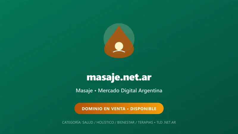 Identidad gráfica y activo digital para Masaje en Argentina